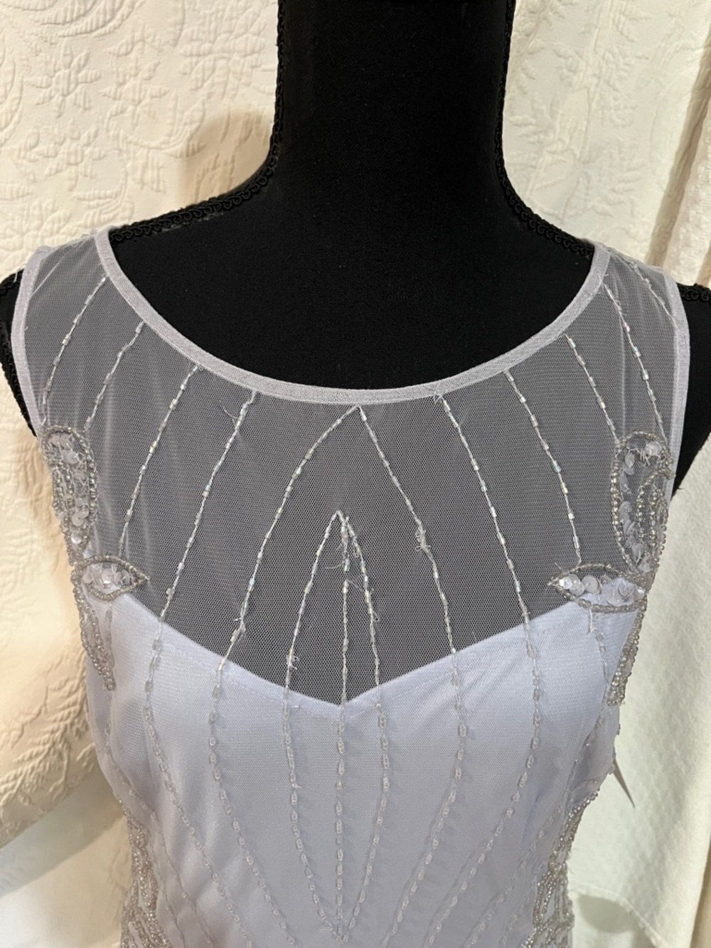 Adrianna Papell Studio beaded maxi dress, size 10, NWT - Picture 3 of 16